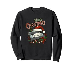 Funky Christmas Video Sweatshirt - DJ FOR LIFE