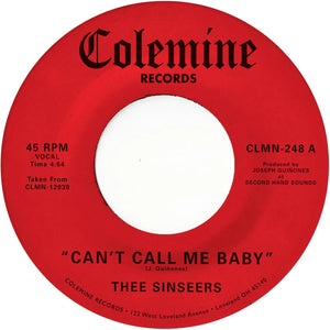 Thee Sinseers | Can't Call Me Baby + Take a Chance - DJ FOR LIFE