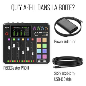 RØDE RØDECaster Pro II Solution de production tout-en-un pour le podcasting, le streaming, la production musicale et la création de contenu - DJ FOR LIFE