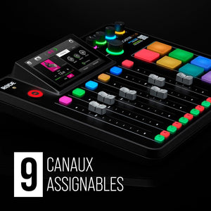 RØDE RØDECaster Pro II Solution de production tout-en-un pour le podcasting, le streaming, la production musicale et la création de contenu - DJ FOR LIFE