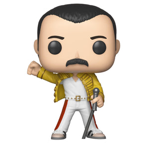 Funko Pop! Rocks: Queen-Freddie Mercury Wembley 1986 - Figurine en Vinyle à Collectionner - Idée de Cadeau - Produits Officiels - Jouets pour Les Enfants et Adultes - Music Fans - DJ FOR LIFE