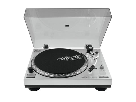 Omnitronic BD-1350 Platine Disque DJ à Entrainement Courroie Noir