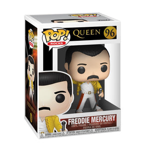 Funko Pop! Rocks: Queen-Freddie Mercury Wembley 1986 - Figurine en Vinyle à Collectionner - Idée de Cadeau - Produits Officiels - Jouets pour Les Enfants et Adultes - Music Fans - DJ FOR LIFE