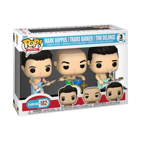 Funko Pop Blink Tom DeLonge, Mark Hoppus, Travis Barker