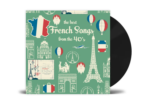 The best French Songs from the 40's Vinyle - Édith Piaf, Charles Trenet, Juliette Gréco - DJ FOR LIFE