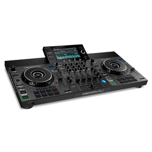 Denon DJ SC LIVE 4 - Contrôleur DJ autonome, mixeur quatre canaux, Amazon Music, Wi-Fi, haut-parleurs, compatible Serato DJ et Virtual DJ - DJ FOR LIFE