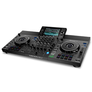 Denon DJ SC LIVE 4 - Contrôleur DJ autonome, mixeur quatre canaux, Amazon Music, Wi-Fi, haut-parleurs, compatible Serato DJ et Virtual DJ - DJ FOR LIFE