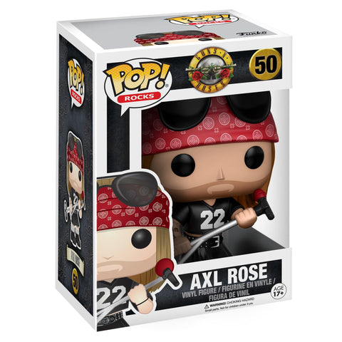 Funko Pop! Rocks: Music - Guns N Roses Axl Rose - Figurine en Vinyle à Collectionner - Idée de Cadeau - Produits Officiels - Jouets pour les Enfants et Adultes - Music Fans - DJ FOR LIFE