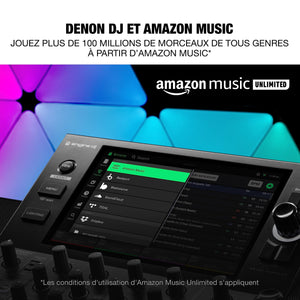 Denon DJ SC LIVE 4 - Contrôleur DJ autonome, mixeur quatre canaux, Amazon Music, Wi-Fi, haut-parleurs, compatible Serato DJ et Virtual DJ - DJ FOR LIFE