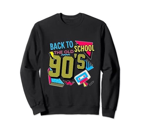 Back To The Old School Sweatshirt | Funky Pearls