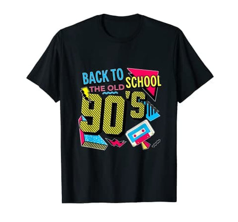 Back To The Old School T-shirt | Funky Pearls