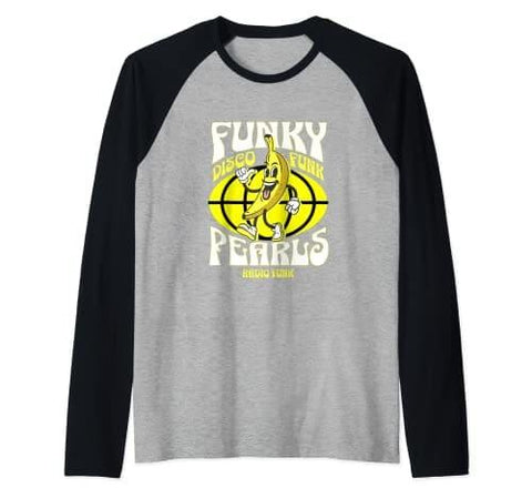 Disco Banana Manche Raglan - DJ FOR LIFE