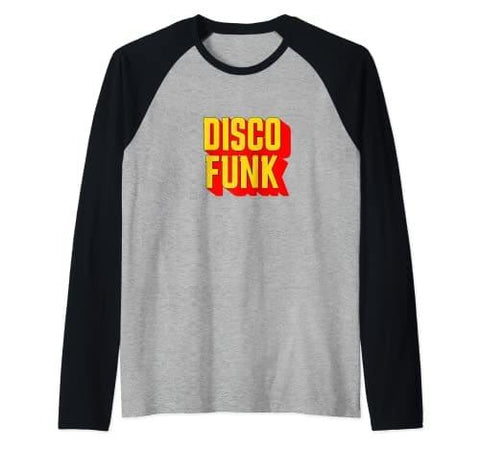 Disco Funk 70 Manche Raglan - DJ FOR LIFE