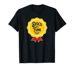 Disco Funk Badge T-Shirt - DJ FOR LIFE