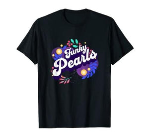 Funky Pearls Flower T-Shirt - DJ FOR LIFE