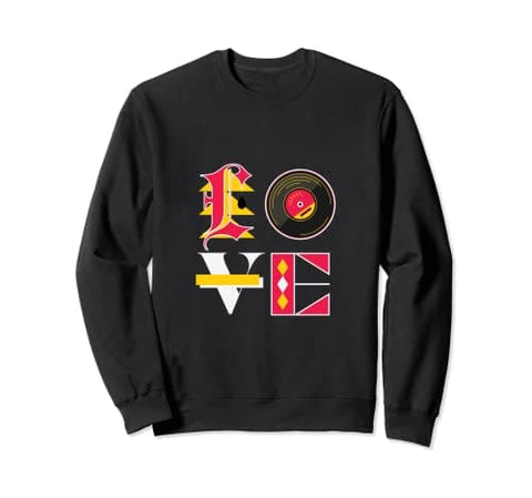 Love Vinyl Sweatshirt | Funky Pearls