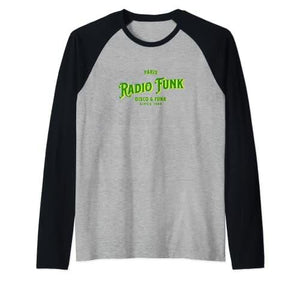 Radio Funk Green Manche Raglan - DJ FOR LIFE