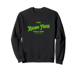 Radio Funk Green Sweatshirt - DJ FOR LIFE