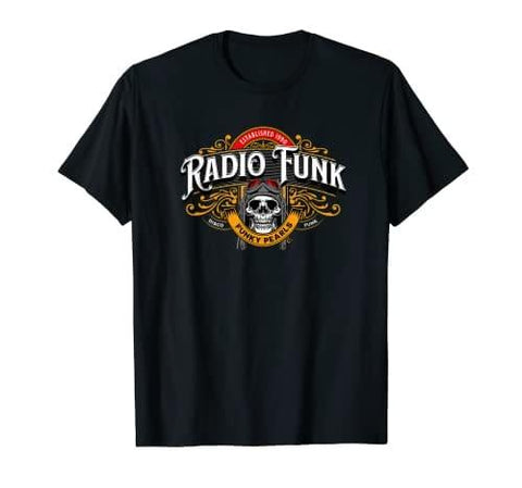 Radio Funk Skull T-Shirt - DJ FOR LIFE